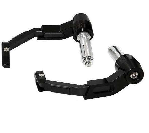 SIFAM - Set protectii leviere FRANA/AMBREIAJ [diam. 13mm - 17mm] NEGRU - METAL CNC