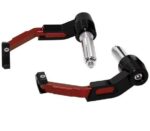 SIFAM - Set protectii leviere FRANA/AMBREIAJ [diam. 13mm - 17mm] ROSU - METAL CNC