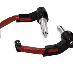 SIFAM - Set protectii leviere FRANA/AMBREIAJ [diam. 13mm - 17mm] ROSU - METAL CNC