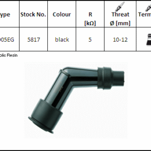 NGK - Pipa bachelita VD05EG