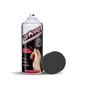 WRAPPER - Spray vopsea nepermanenta, Metallic black - 400ml
